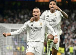 Kylian Mbappe's Hat-Trick Propels Real Madrid Past Manchester City; Timothy Weah's Efforts Insufficient as Juventus Falls to PSV